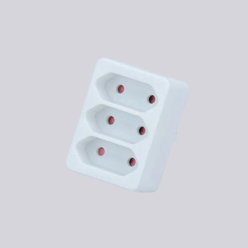 G01/3 üç düz priz adaptörü
